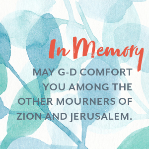 In Memory eCard